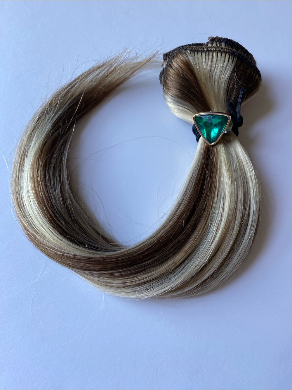 Clip In Extensions 12 Inch 80g Double Weft 7pcs #6p613 Remy Human Hair Highlight